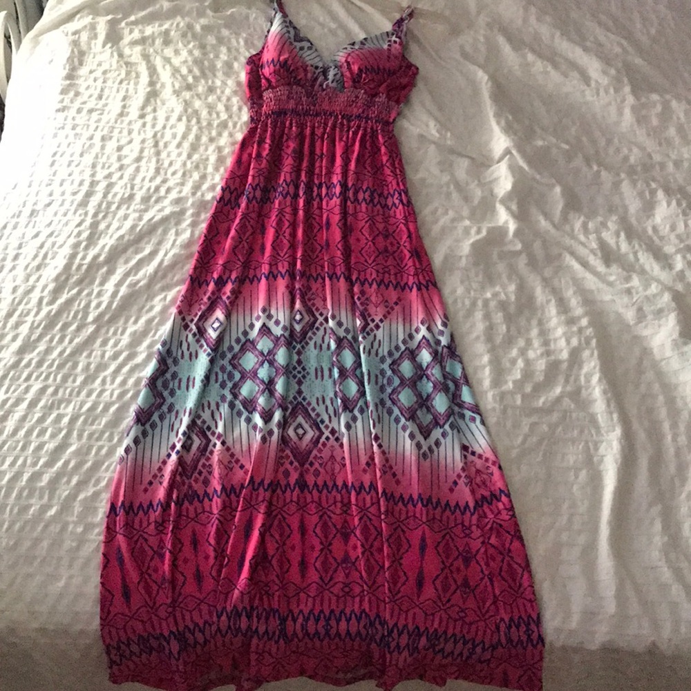 Patterned Maxi Dress